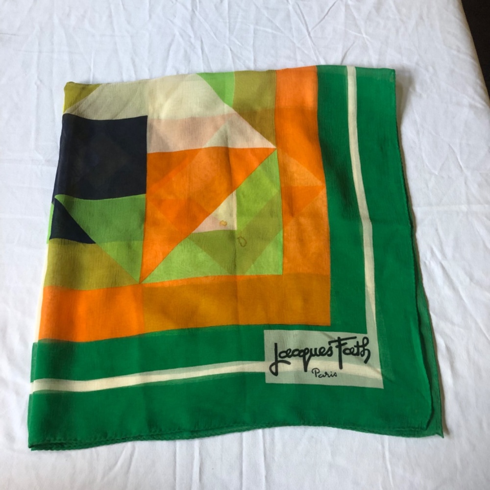 Jacques Fath Scarf - green